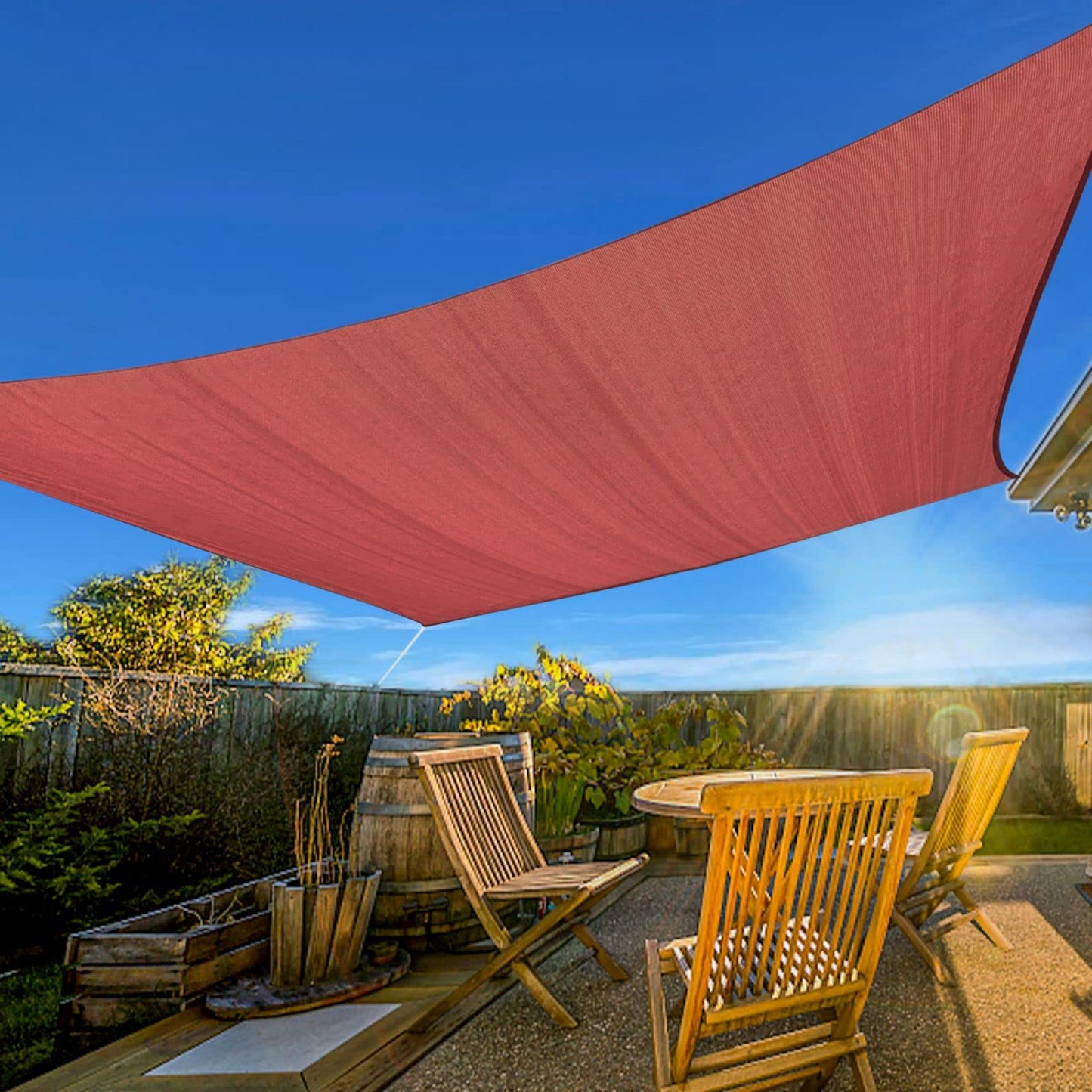 12x16ft Sunshade Sail UV Protection Waterproof Shade Sail for Garden & Patio