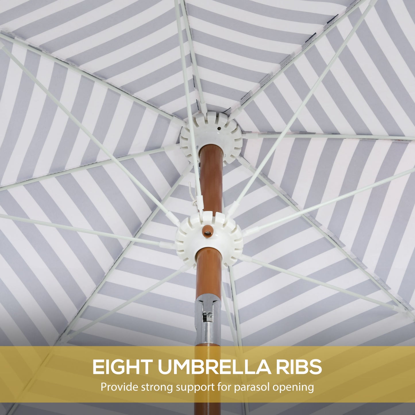 7ft Outdoor Market Umbrella with Tilt & Fringed Ruffles - Blue