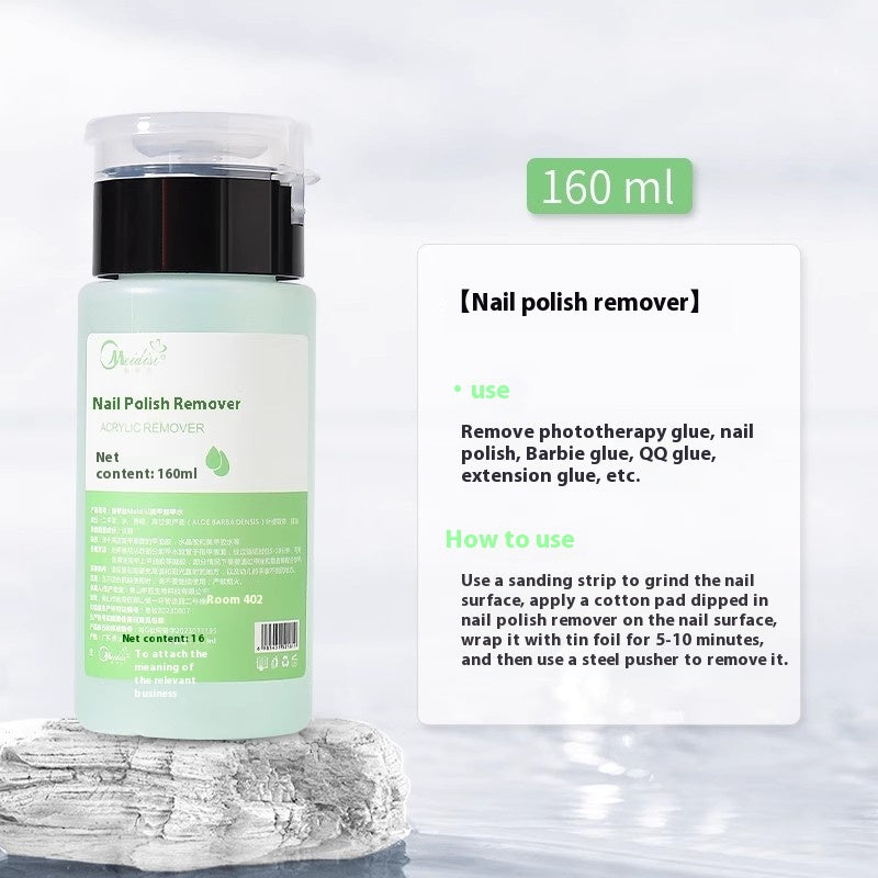 Nail Art Press Bottle Cleaning Solution for Nail Removal & Care - 1000ml