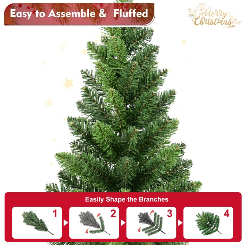 2ft PVC Desktop Christmas Tree - Set of 2