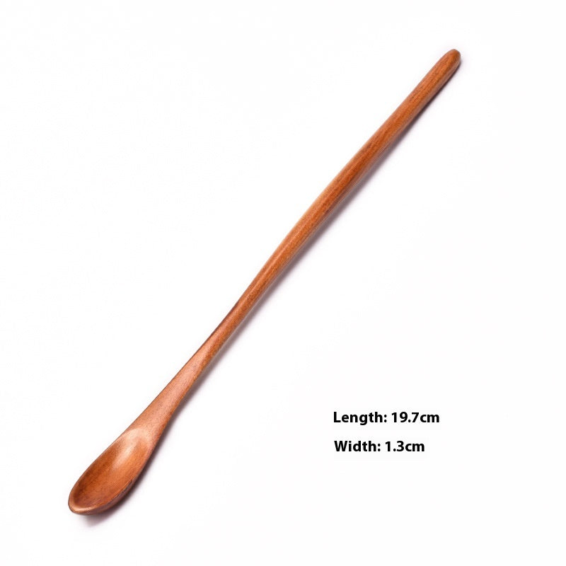 Wooden Coffee Spoon Set - Small 23cm Handles for Tea, Muddler & Stirring