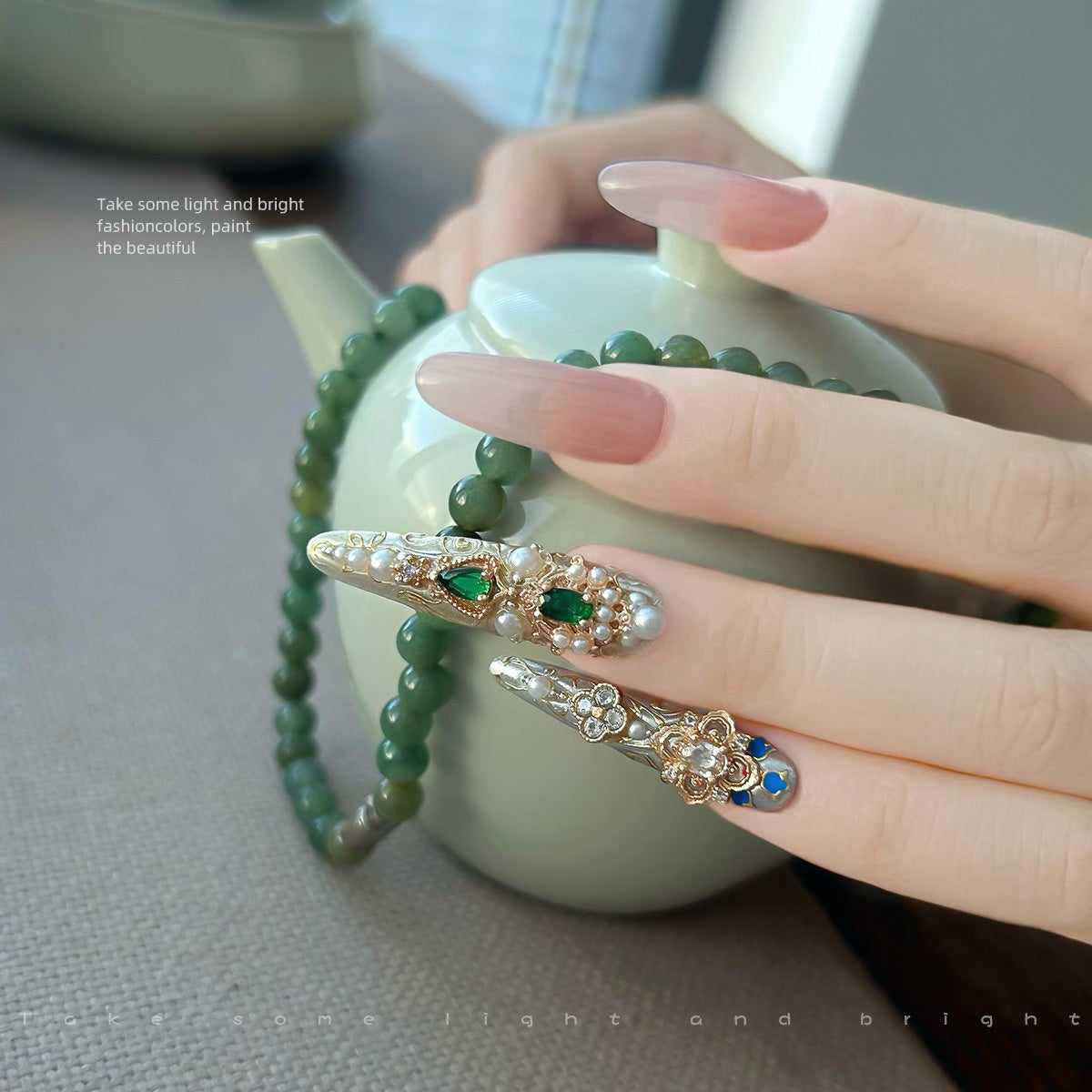 Wearable Nail Rhinestones for Manicure Decorations - Multiple Styles