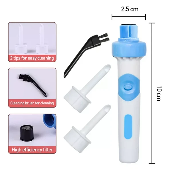 Electric Cordless Ear Wax Removal Kit with Soft Silicone Heads