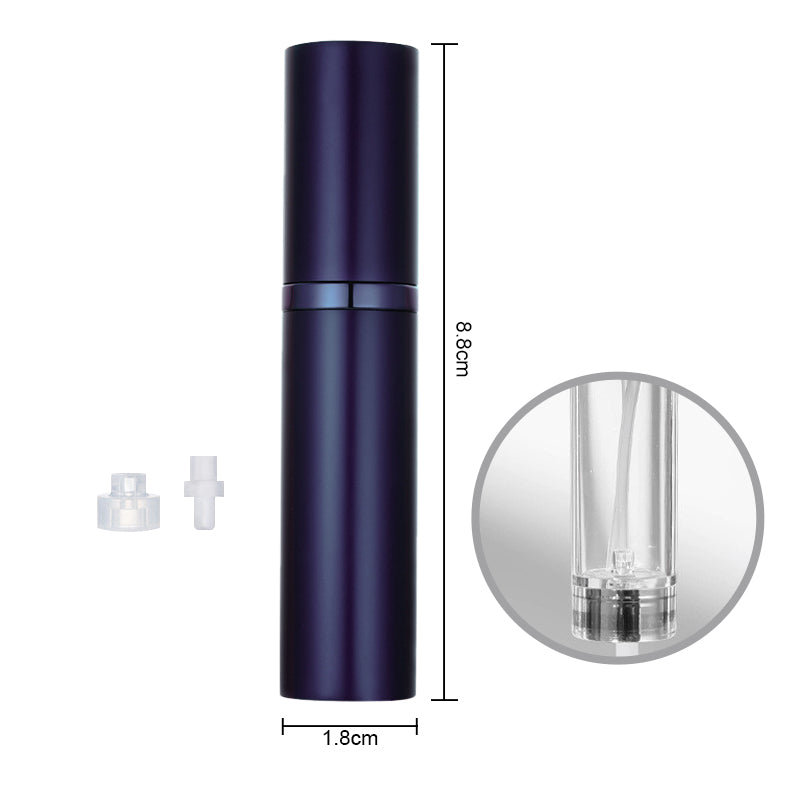 Portable Perfume Sprayer Bottle Set - Refillable Travel Atomizer with 9ML Capacity