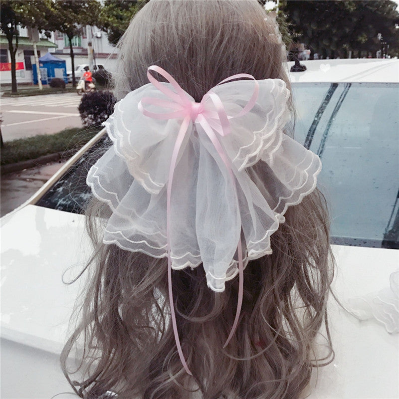 Sweet Bow Hair Clip Ponytail Hairpin - Multiple Styles