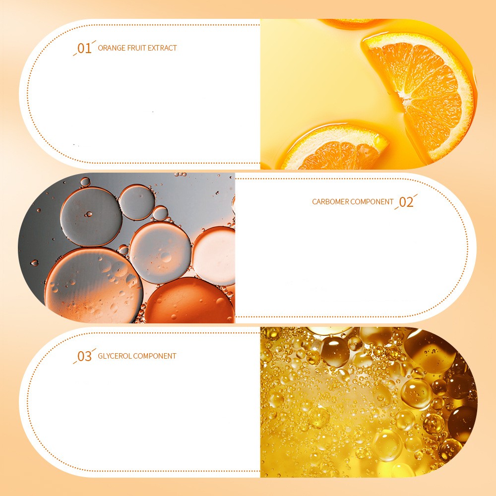 Moisturizing Rejuvenating Facial Cream with Vitamin C & Eye Care 20g/50g Set