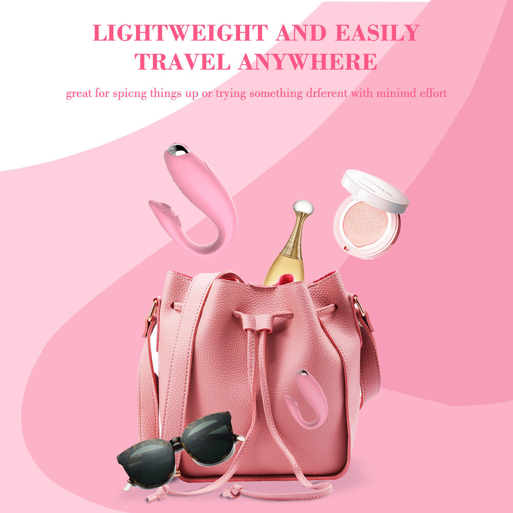 Portable U-Shaped Vibrator with 10 Vibration Modes for Women