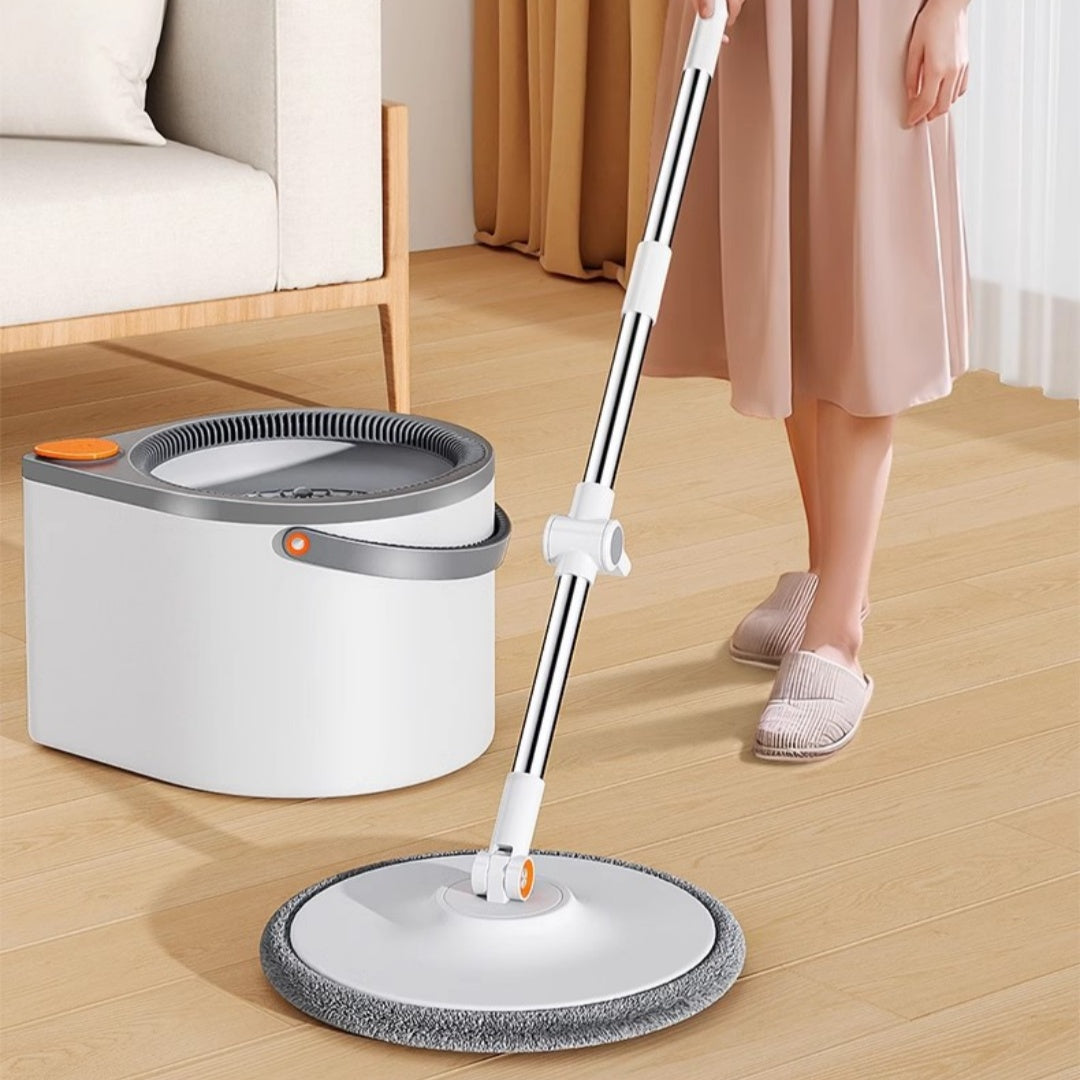 Rotating Mop with Spin Mechanism - Household Floor Cleaning Tool