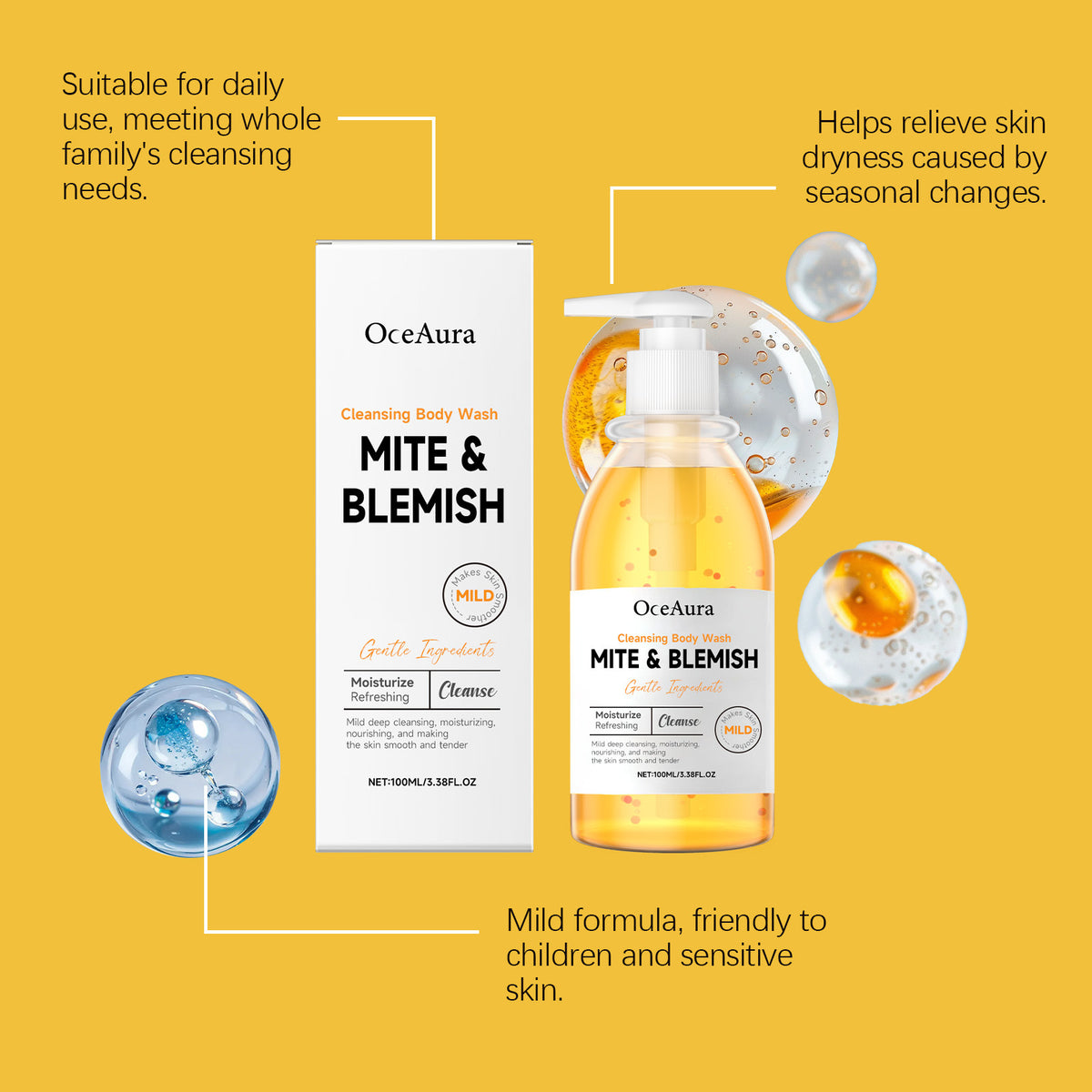 Gentle Moisturizing Body Wash - 100ml