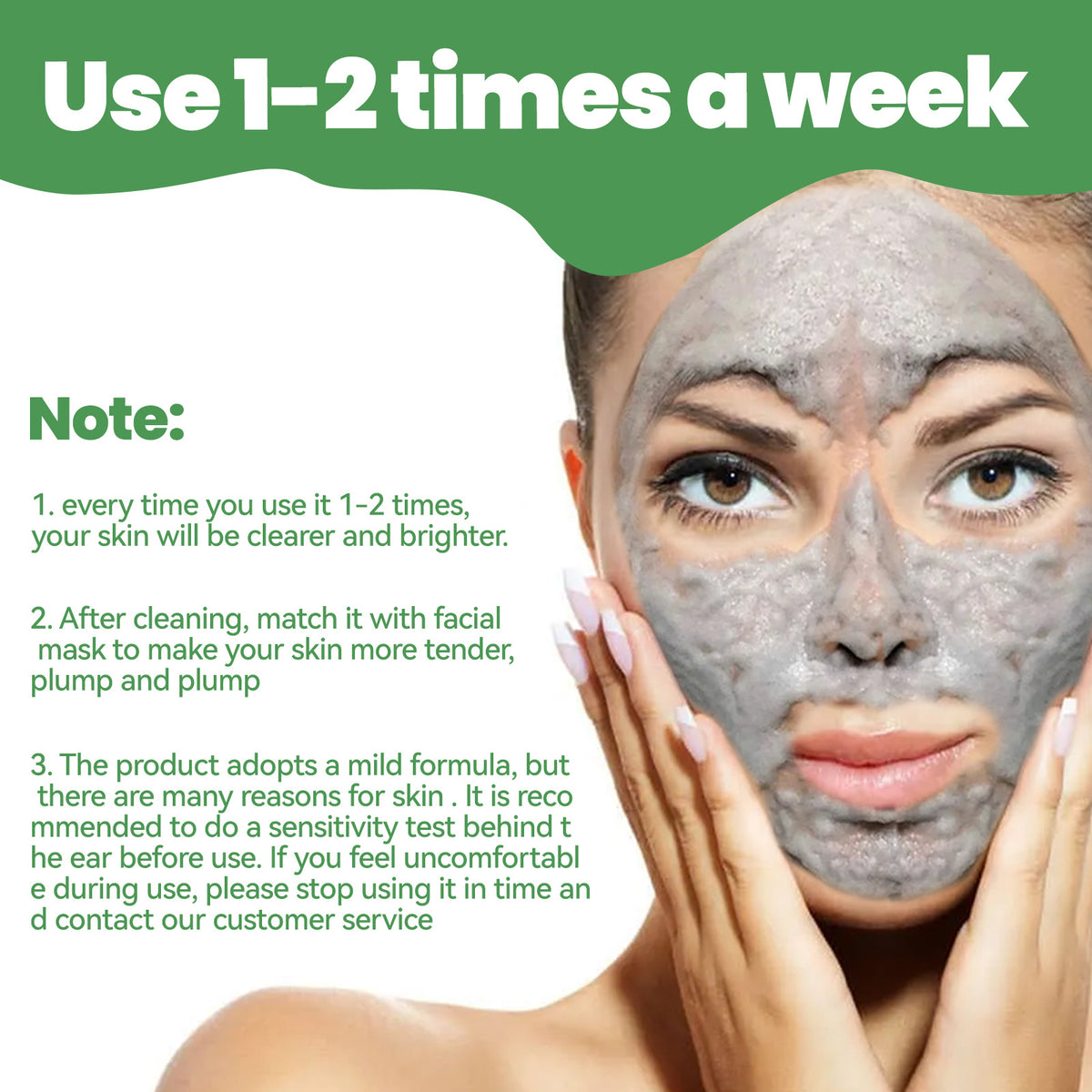 Moisturizing Bubble Mask for Skin Care 50g - Gentle Facial Cleansing