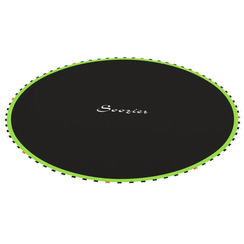 Trampoline Replacement Mat - 12' Round with 72 V-Rings, Green