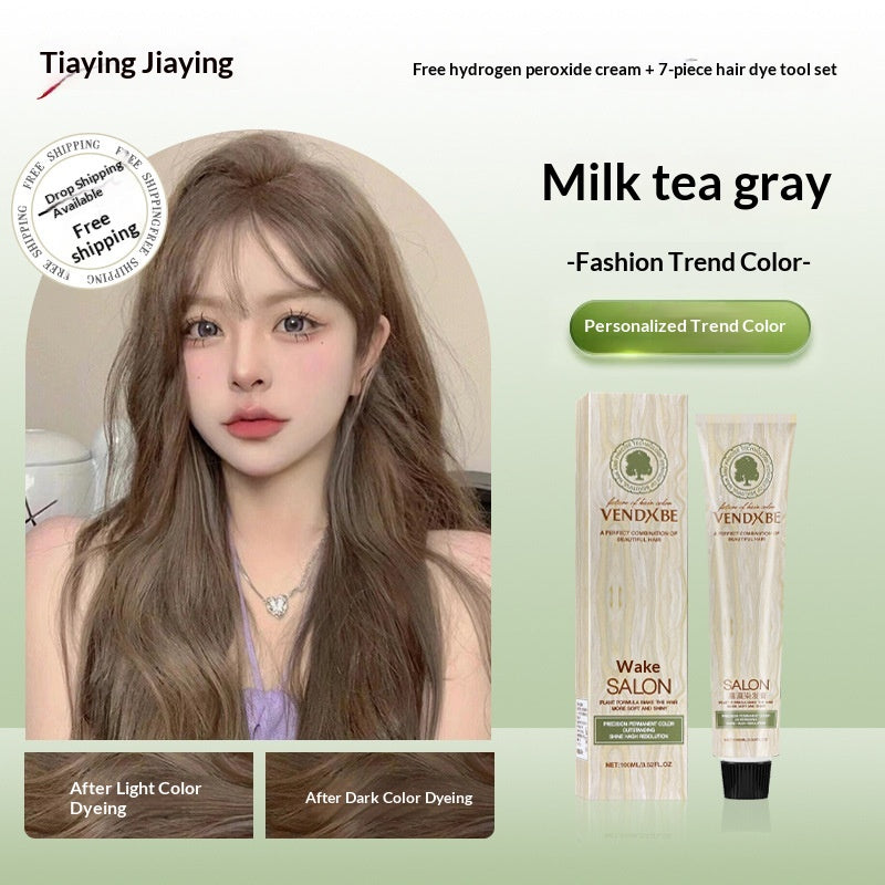 Plant-Based Hair Dye Cream - Gray Coverage