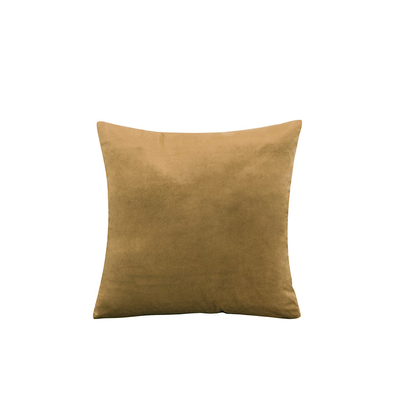 Velvet Lumbar Support Pillow Cover for Office Car Home Decoration