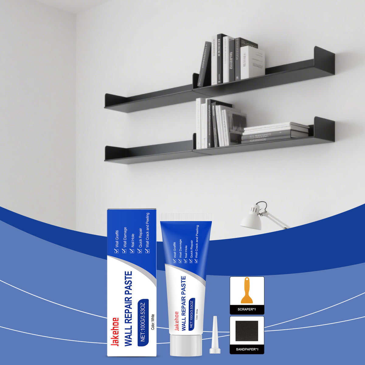 Wall Repair Kit - Wall Patching, Spackle & Putty for Home Wall Fixing