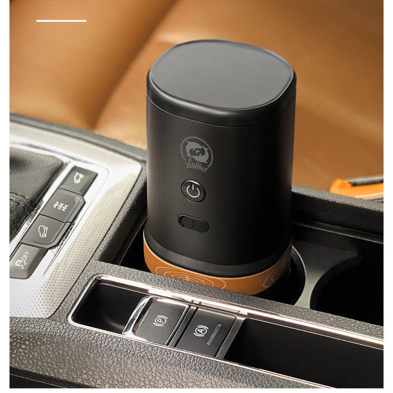 Portable Coffee Grinder and Brewing Machine for Outdoor Use - Black or USB
