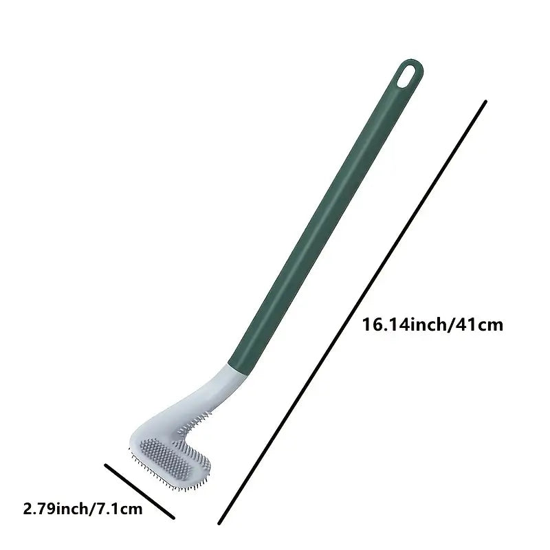 Long Handled Golf Shape Toilet Brush Wall Mount Deep Cleaning Bathroom Tool