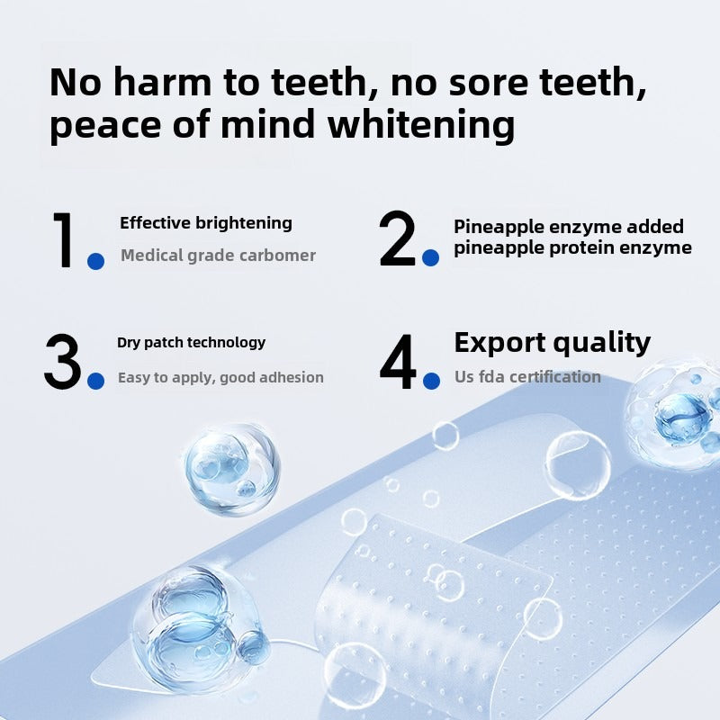 Pineapple Enzyme Strips - 14 Pairs Daily Dental Care
