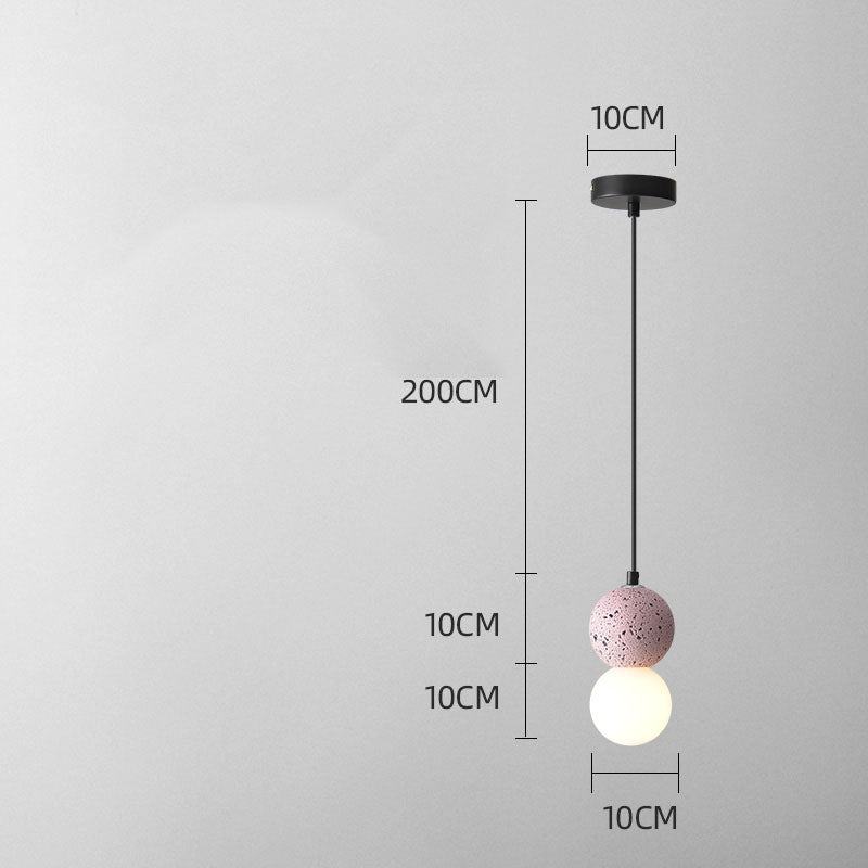 Nordic Resin Chandelier for Home & Cafe Decor - Creative Pendant Lamp