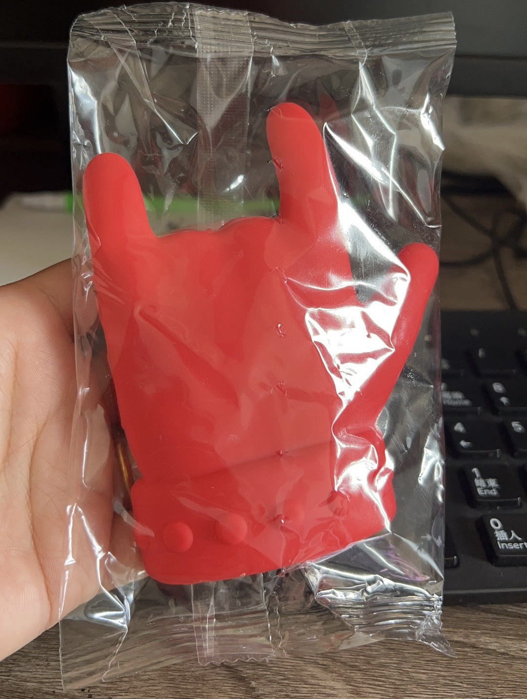 Kitchen Pot Cover with Finger Spill Prevention Silicone Lifting Spoon Rest - Red