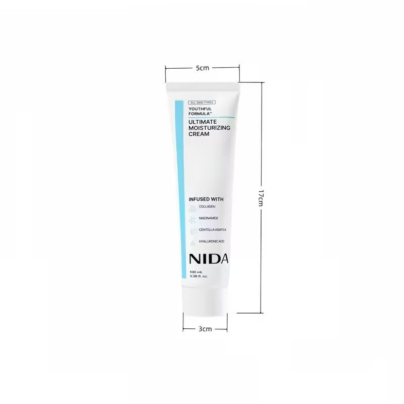 Moisturizing Face Cream with Hyaluronic Acid - 100ml for Dry Sensitive Skin