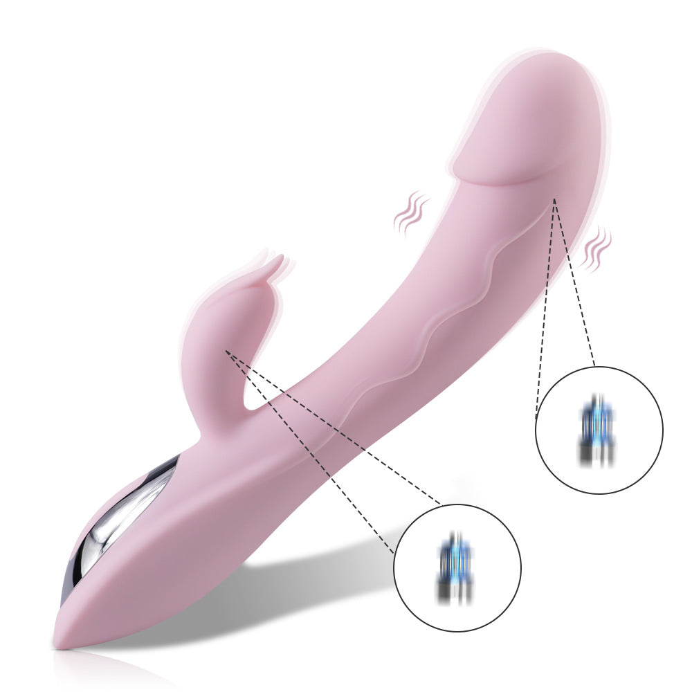 G-Spot Vibration Female Massage Device - Manual Silicone Adult Wellness