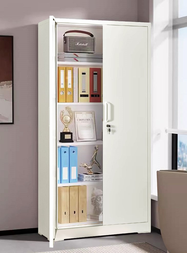 Container Furniture Direct Ironclad 71 Metal Storage Cabinet With