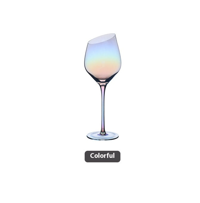 Beveled Crystal Wine Glass Set - Red, Champagne & Big Belly Styles