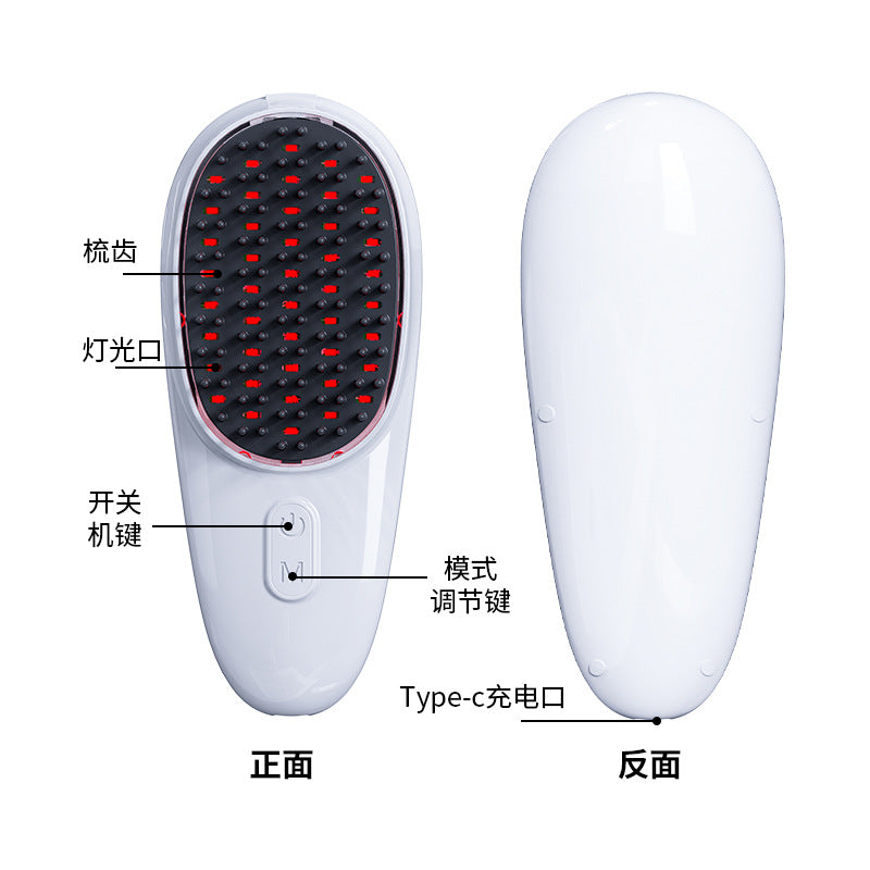 Electric Massage Comb with 3-Speed Settings | Rechargeable