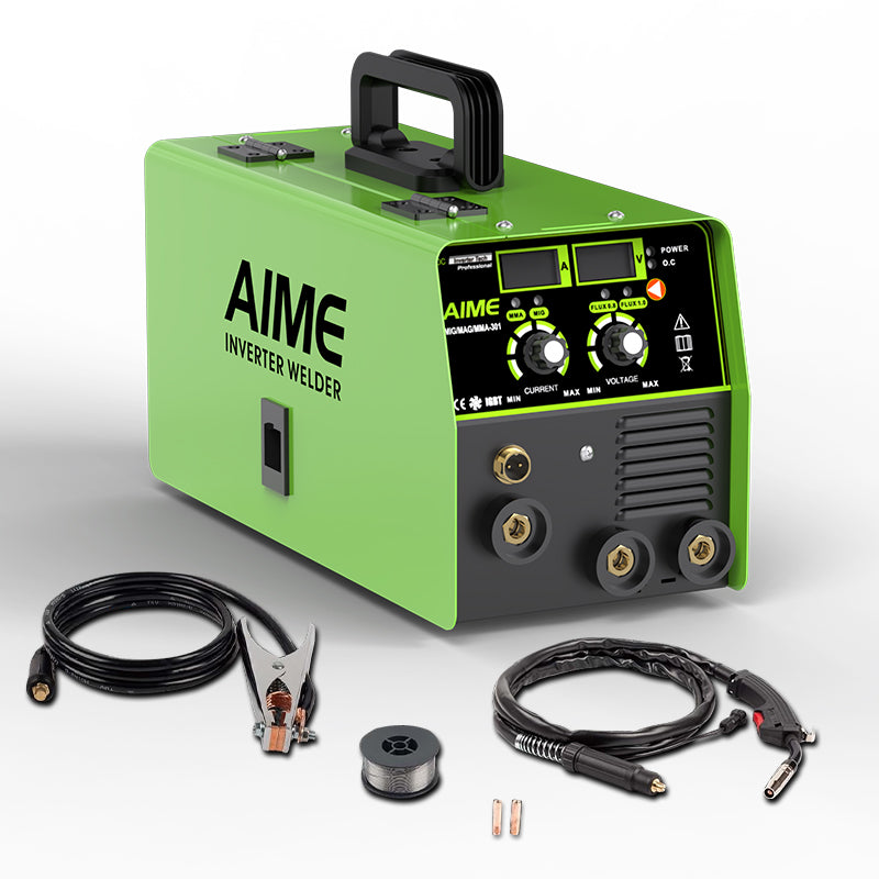 140A MIG Welder 3-in-1 TIG Lift Flux-Core Manual Welding Machine LED Display