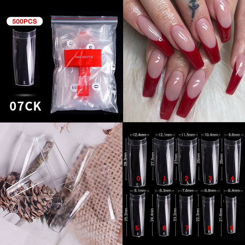French Pointed Non-Marking Ballet Nail Art Tools - Transparent