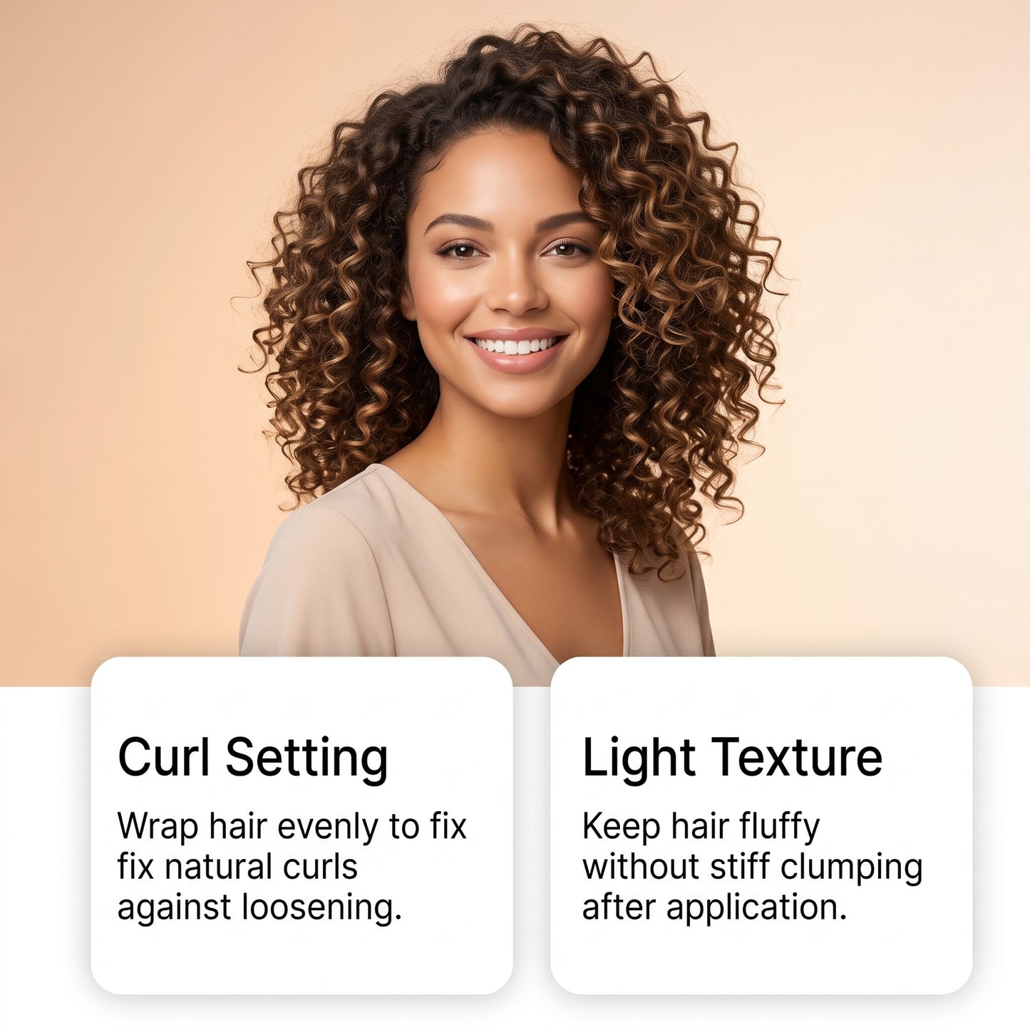Curl-Defining Hair Gel for Voluminous Curls - 100g Moisturizing Styling Gel