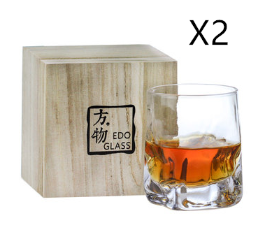 Heat-Resistant Lead-Free Crystal Whiskey Glass Set - Multiple Quantities