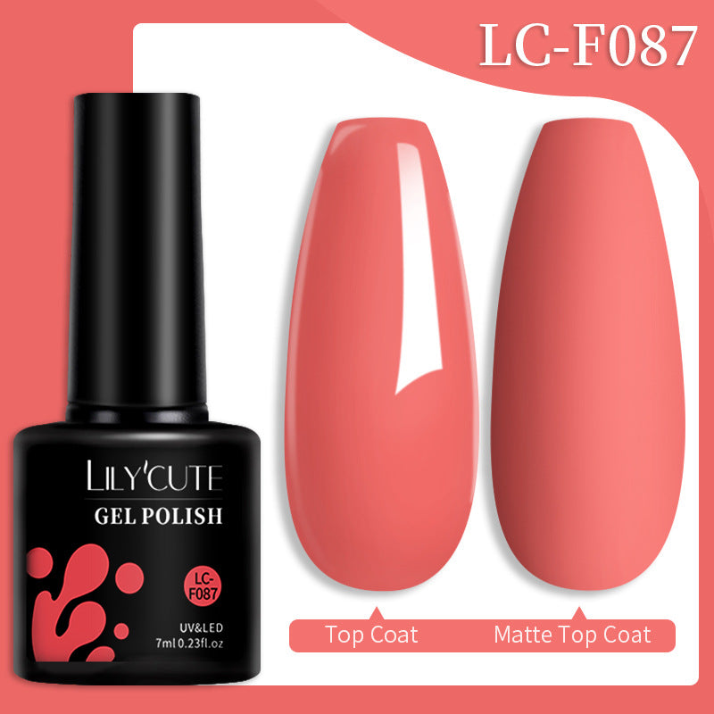 Colored Glitter Nail Glue Set for Nail Art - Waterproof & Non-Flushing