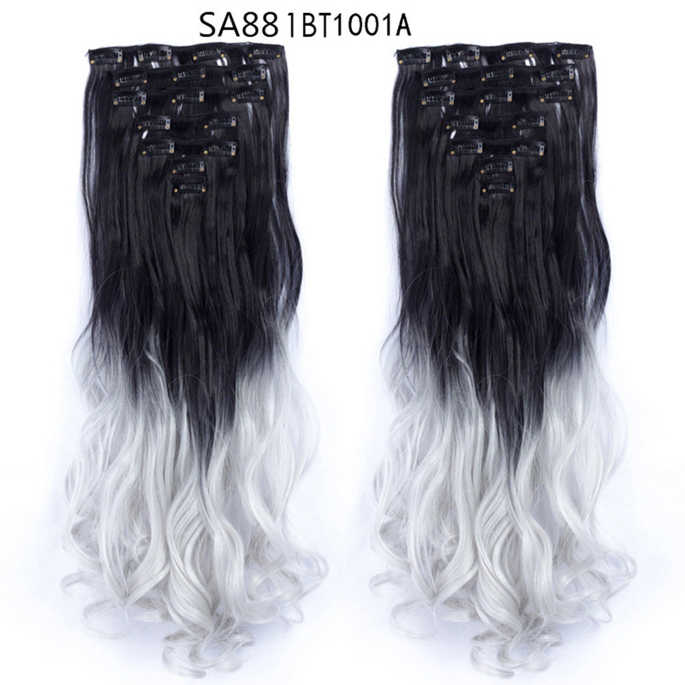 Long Curly Hair Piece High Temperature Synthetic Wig