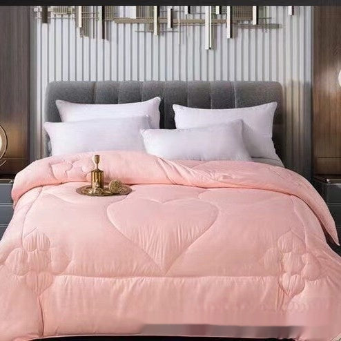 Solid Color Silk Bed Cover - Airable Quilt & Bedding Protector