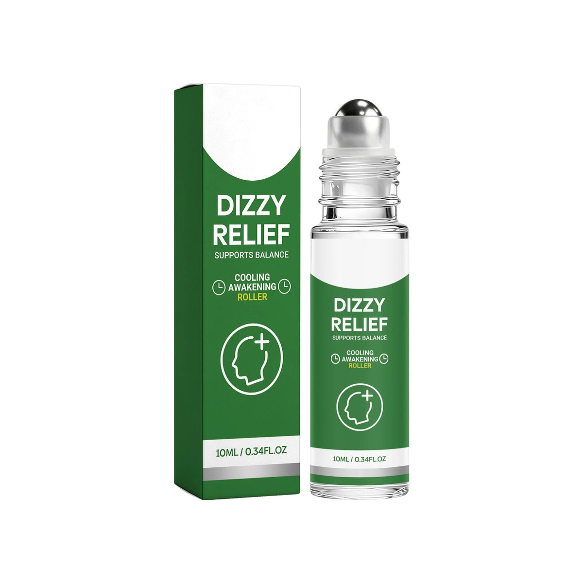 Cooling Mint Roll On Serum 10ml - Dizzy Relief Massage Oil