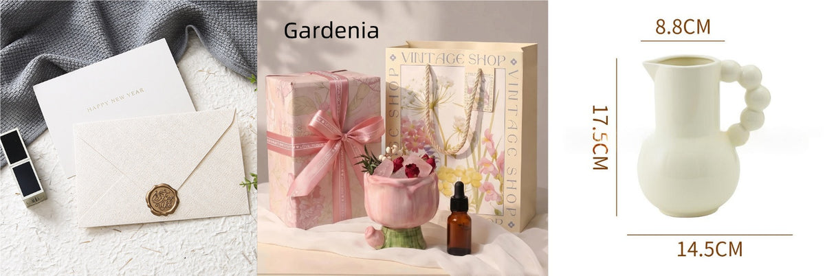 Dried Flower Crystal Diffuser Stone Aromatherapy Home Fragrance