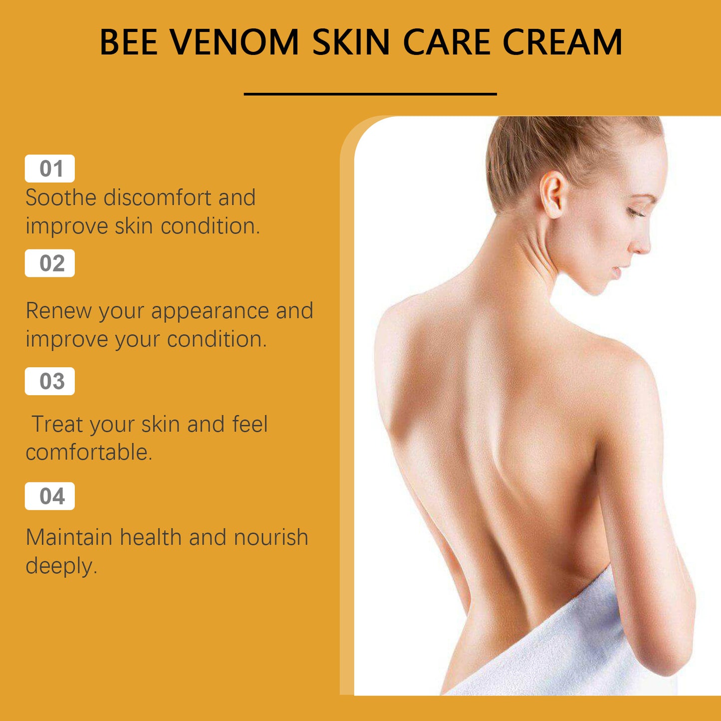 Nourishing Skin & Neck Cream with Aloe Bee Venom Mint 30g