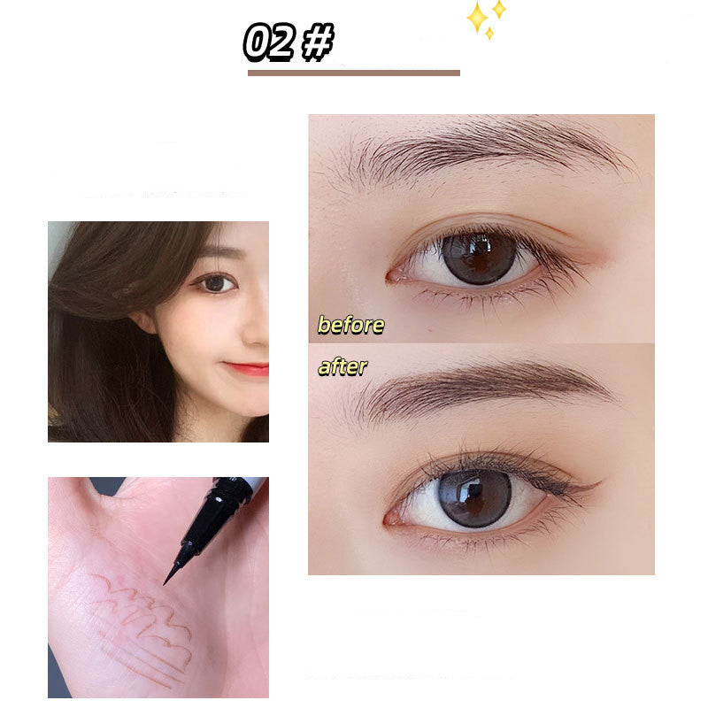 Waterproof Non-Smudging Eyebrow Pencil - Durable, Fine Tip for Precise Makeup