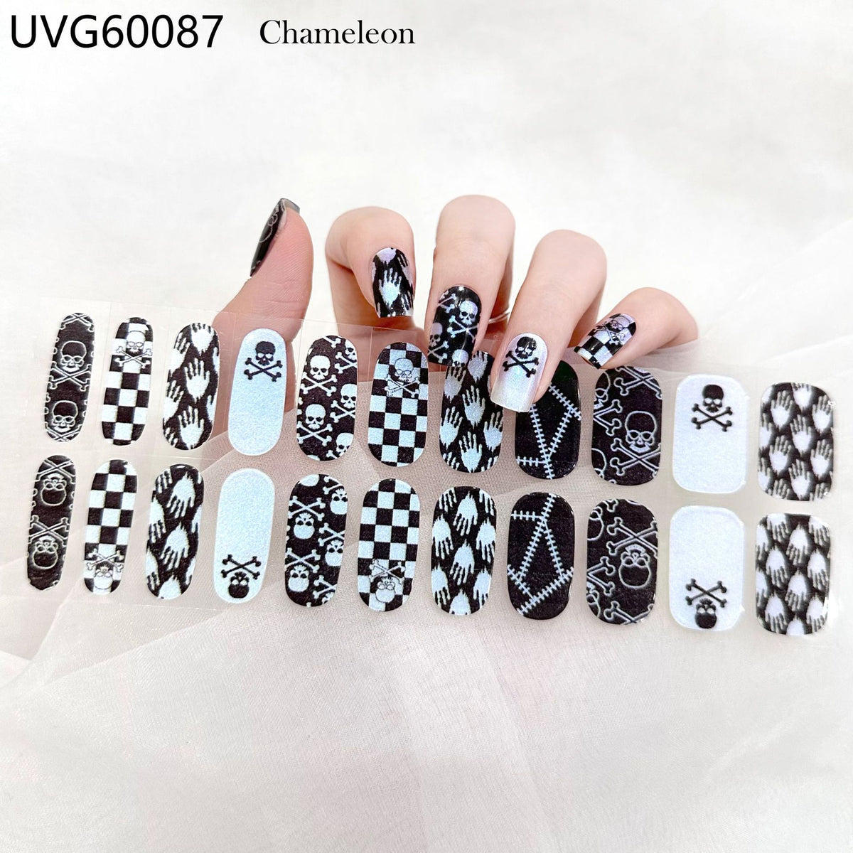 Transparent UV Gel Nail Stickers