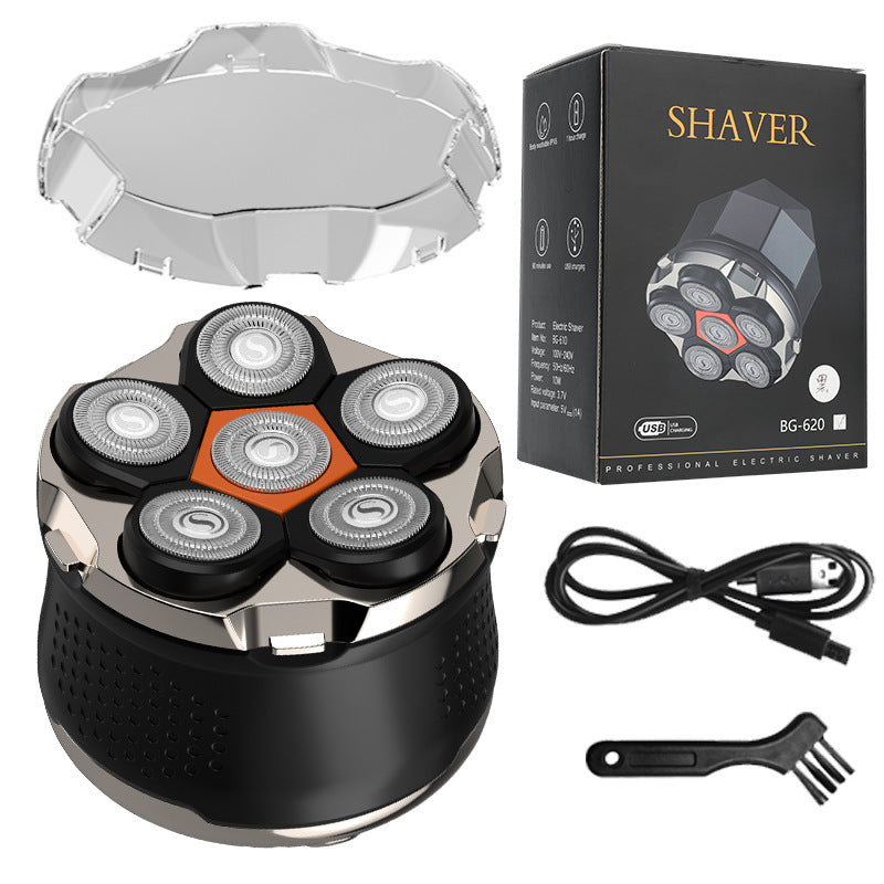 6D Magnetic Hair Clipper with USB Charging