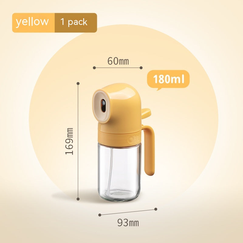 Glass Spray Oil Bottle Jar - Anti-Leakage Kitchen Oil Dispenser