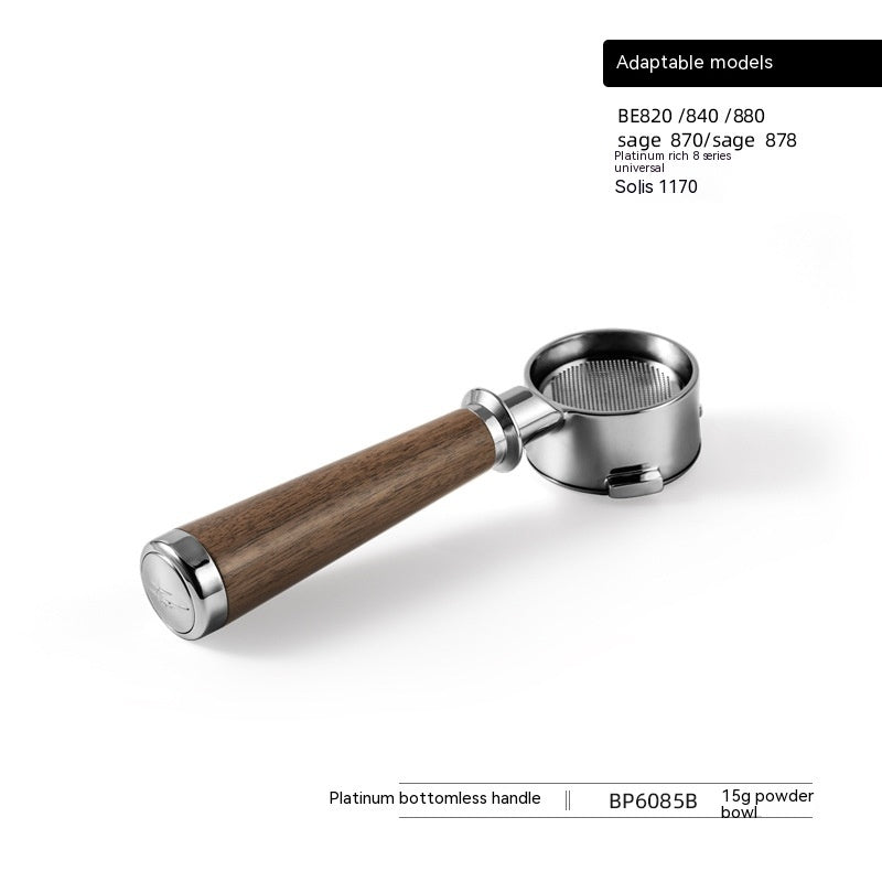 Coffee Maker Handle Accessories Set for Delonghi & More - Walnut Finish