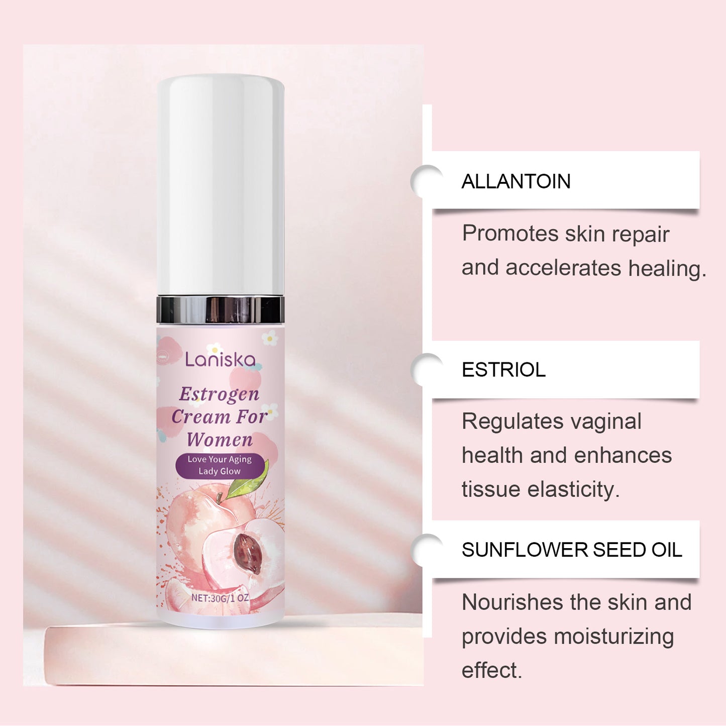 Intimate Care Repair Cream for Women - Gentle Estriol Soothing Lotion, 30g