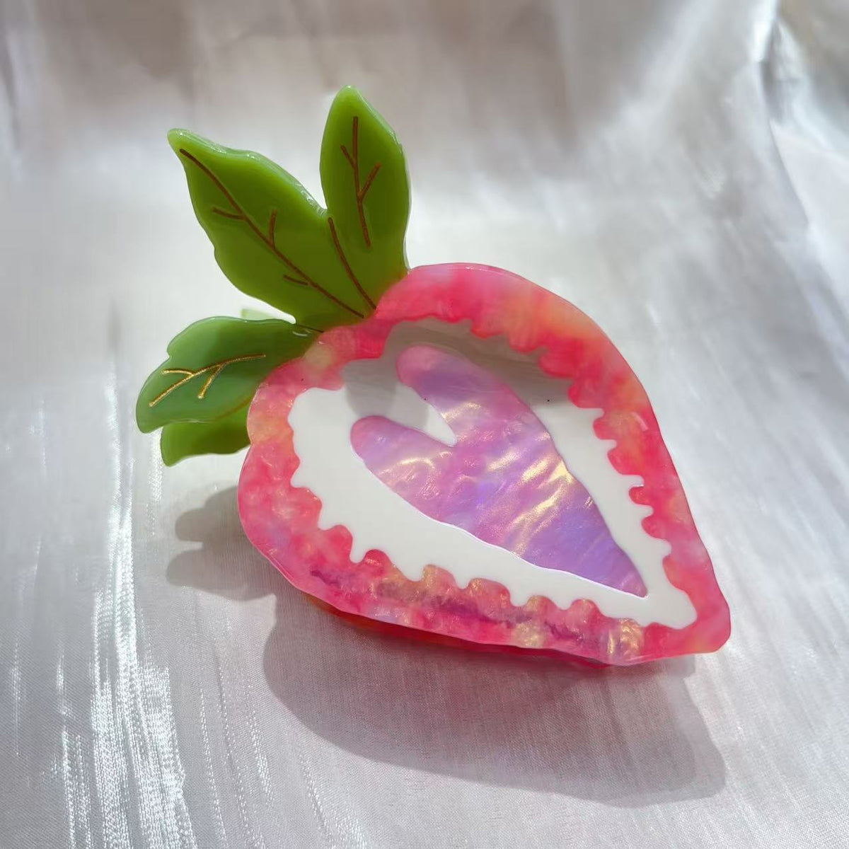Strawberry Hairpin for Girls