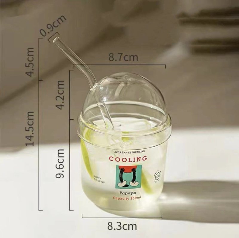 High Borosilicate Glass Drinking Glasses Set - Transparent Kitchen Drinkware