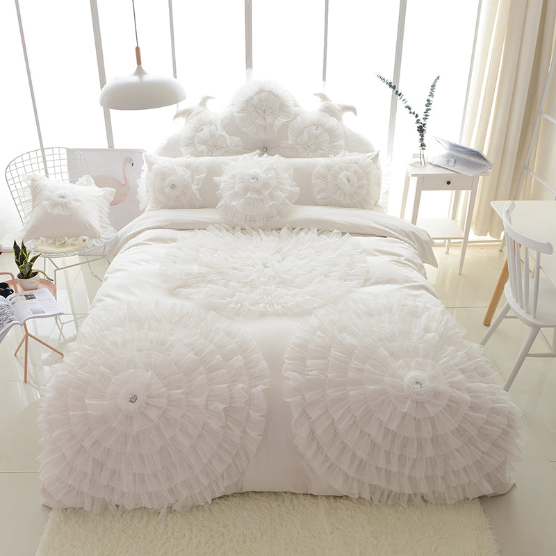 Cotton Princess Wind Bed Skirt - Multiple Sizes & Styles