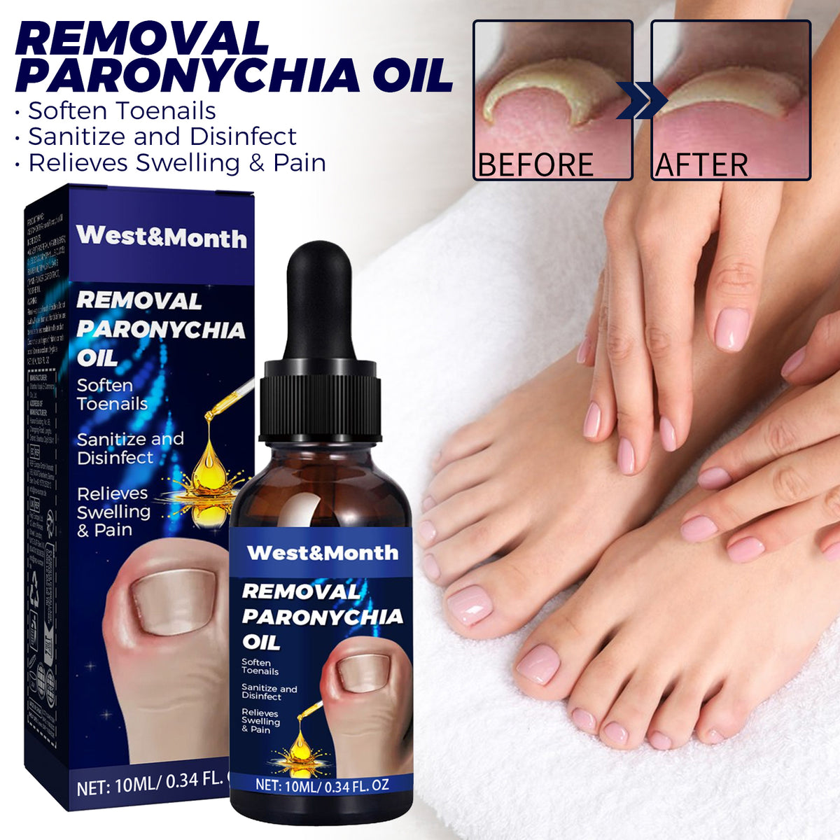 Nail Care Oil 10ml - Toenail & Cuticle Treatment