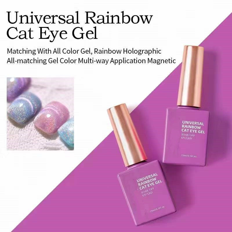 Gel Nail Polish Set - 10 Bottles, Multiple Colors