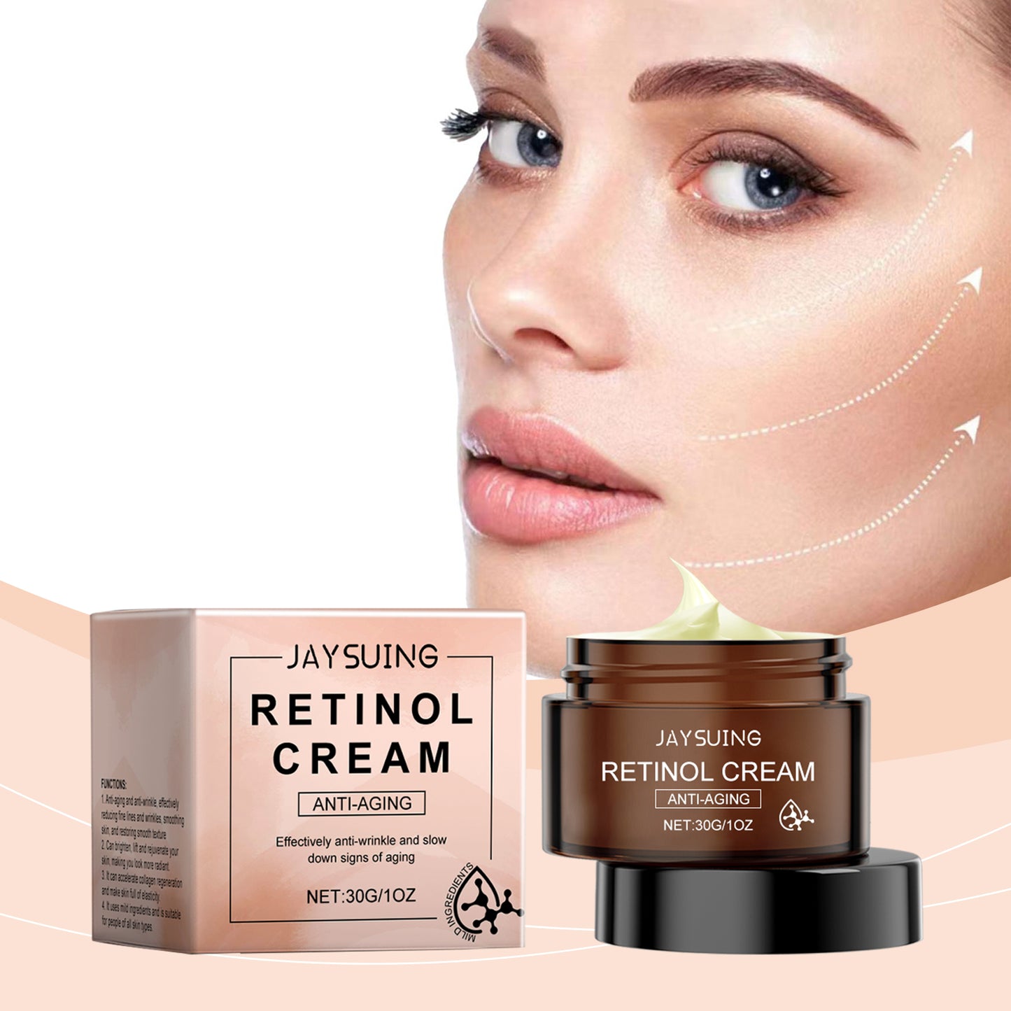 Retinol Anti-Aging Face Cream - Deep Moisturizing & Firming Skin Care